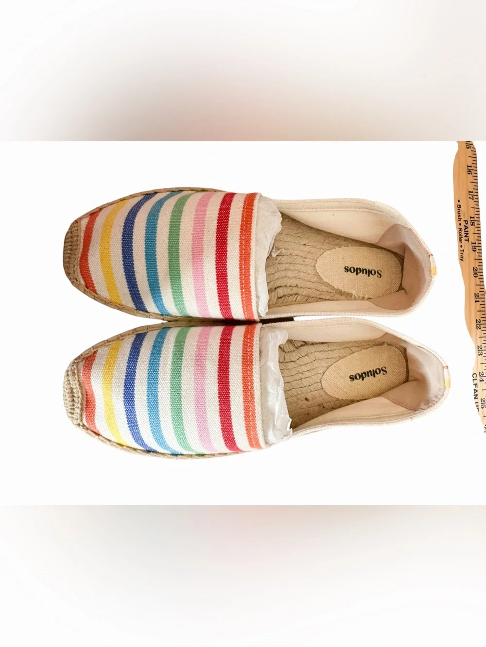 Women's Soludos Multicolor Stripe Canvas Espadrilles